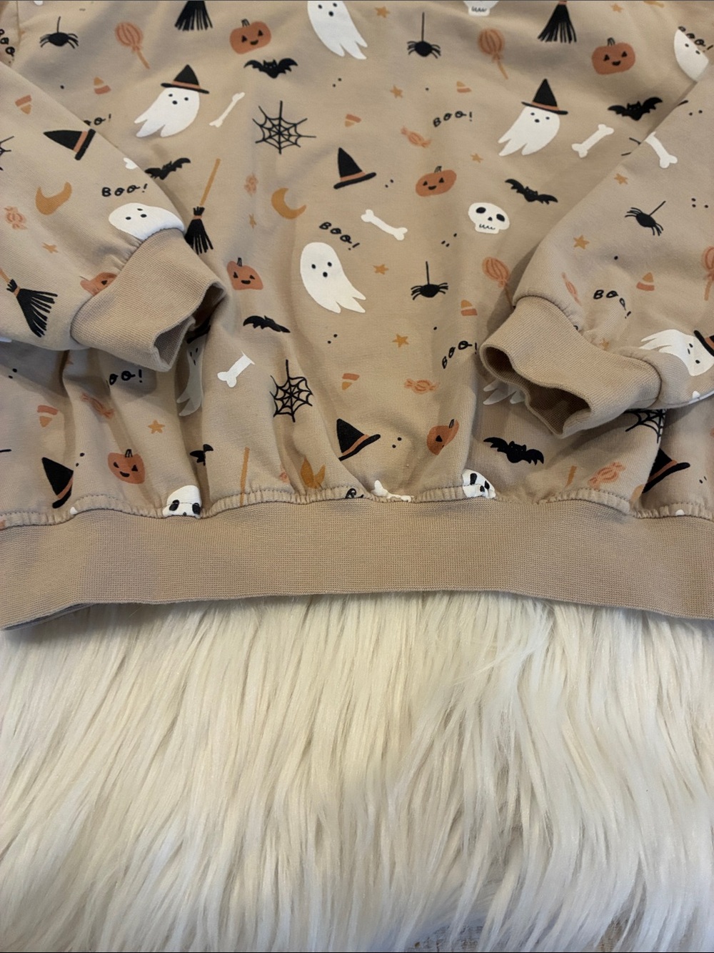 Quincy Mae Unisex Relaxed Fleece Sweatshirt—Halloween - Picture 3 of 5